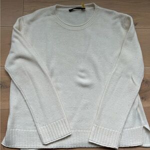 Jenni Kayne Everyday Sweater in Ivory size M